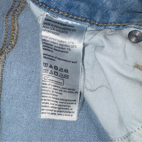 Calvin Klein High-Rise Skinny Ankle - Light Blue Jeans - Picture 8 of 10